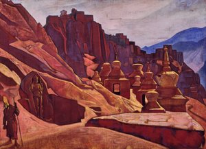 Het Bonpo-klooster in Tibet