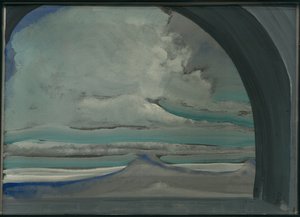 Witte wolk, 1922 door Nicholas Roerich