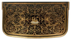 Detail van een Louis XIV commode (detail) door Nicholas Sageot