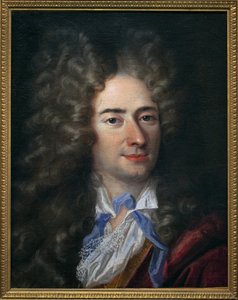 Portret van Jean de La Bruyere (Labruyere) (1645-1696), schrijver moralist. Schilderij toegeschreven aan Nicolas de Largilliere (1656-1746). Olieverf op doek, circa 1690. Museum voor Schone Kunsten in Quimper