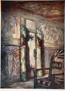 Kamer door Munthe in Holmencollen, 1905