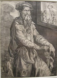 Portret van Baccio Bandinelli