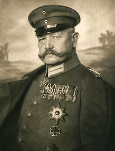 Portret van Paul von Hindenburg door Nicola Perscheid