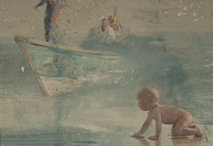 Kind op het strand, 2016 door Nicola Pucci