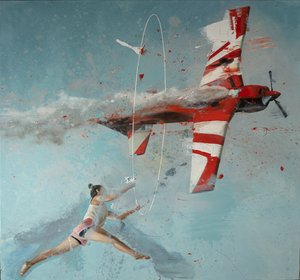 Hoelahoep vliegtuig, 2022 door Nicola Pucci