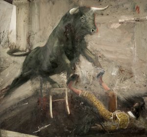 Toro stoel en torero door Nicola Pucci