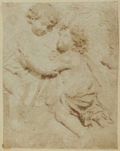 Onze Heer en Johannes de Doper. door Nicolaas Henneman
