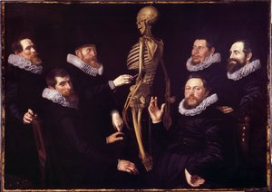 De Anatomische Les van Dr. Sebastiaen Egbertsz. De Vrij door Nicolaes  Eliasz