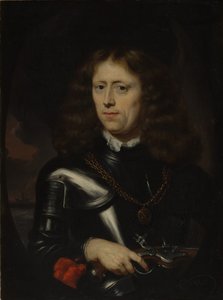 Admiraal Jacob Binkes geboren rond 1640, overleden 1677 door Nicolaes Maes