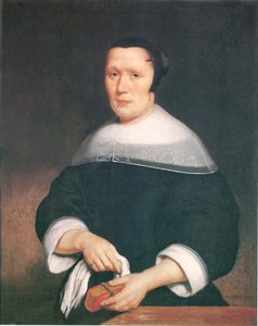 Portret van een vrouw - door Nicolaes Maes