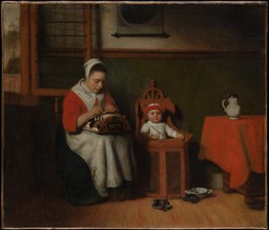  door Nicolaes Maes