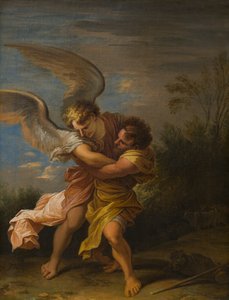Jacob worstelt met de Engel