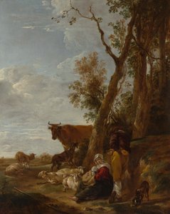 Rust, 1644 door Nicolaes Pietersz. Berchem