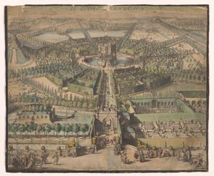 Gezicht op het Park van Enghien