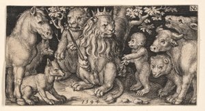 Gekroonde leeuw uit Gevecht met chimera