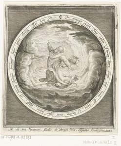 Eerste dag van schepping: God schept hemel en aarde