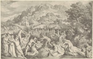 Kindermoord van Bethlehem door Nicolaes de Bruyn