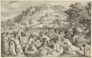 Kindermoord van Bethlehem door Nicolaes de Bruyn