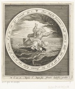 Tweede dag van schepping: God scheidt de watermassa