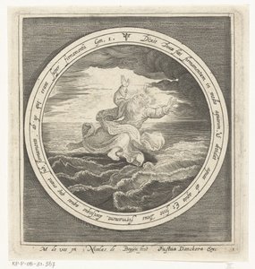 Tweede dag van schepping: God scheidt de watermassa