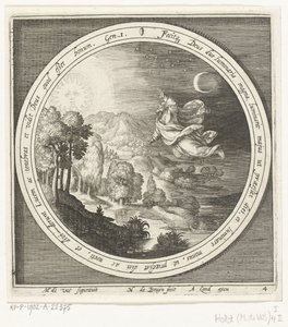 Vierde dag van schepping: God schept de zon, maan en sterren Van schepping tot verdrijving uit paradijs