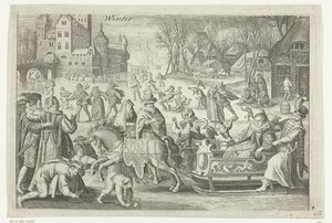 Winter door Nicolaes de Bruyn
