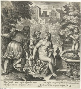 Susanna en de ouderlingen door Nicolaes van Geelkercken