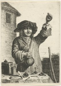 Kwakzalver door Nicolaes van Haeften