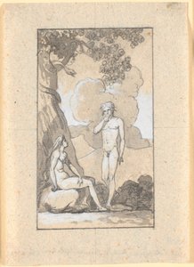 Adam eet van de boom door Nicolai Abildgaard