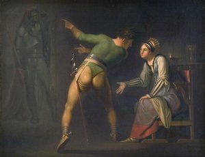 Hamlet en zijn moeder. Episode uit Shakespeares Hamlet