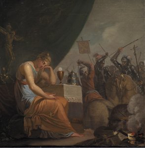 Hiërarchie op zijn hoogtepunt ten tijde van de kruistochten door Nicolai Abildgaard