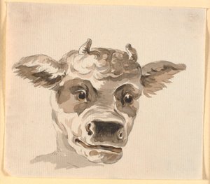 Hoofd van de Minotaurus door Nicolai Abildgaard