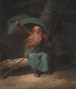Ossian zingt zijn zwanenzang door Nicolai Abildgaard