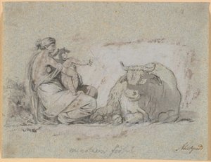 Pasiphaë met de kleine Minotaurus