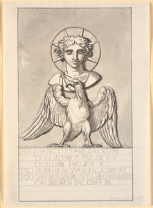 Beeld van de zonnegod boven een adelaar door Nicolai Abildgaard