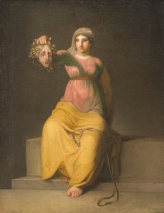 Theologie. Allegorische figuur door Nicolai Abildgaard