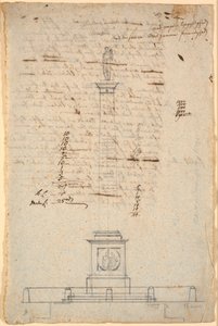 Ontwerp voor de Vrijheidszuil door Nicolai Abildgaard