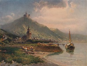 Braubach en de Marksburg, 1923