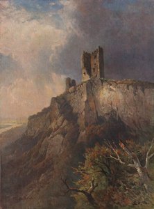 Der Drachenfels, 1923 door Nicolai Astudin