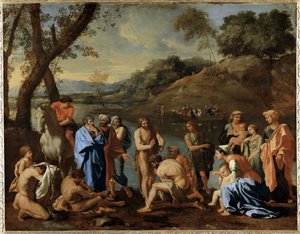 Saint Jean baptisant le peuple - Johannes doopt het volk ...