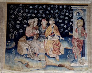Wandtapijt van de Openbaring (1373 -1383), nr. 71: Rechters. Wandtapijt door Nicolas Bataille (1330-1405)