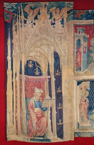 De Lezer, uit het Apocalyps Wandtapijt van Angers, 1373-87