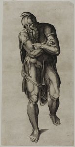 Jozef van Arimathea door Nicolas Beatrizet