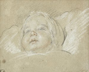 Louis-Philippe 1773-1850, Hertog van Chartres als kind, 1773 door Nicolas Bernard Lepicie