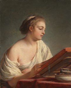 Vrouw Leest door Nicolas Bernard Lepicie