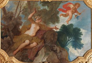 Amor verlässt Psyche door Nicolas Bertin