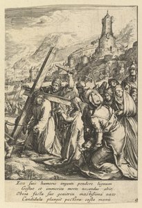 Christus die het Kruis Draagt, uit De Passie van Christus door Nicolas Cochin