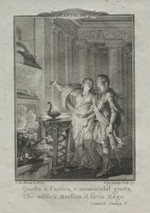 In de grot van Merlijn, de tovenaar door Nicolas Delaunay