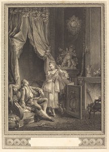 De lege koker door Nicolas Delaunay after Pierre Antoine Baudouin