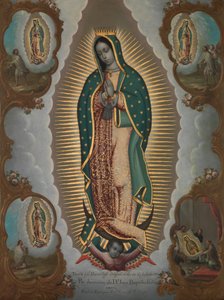 De Maagd van Guadalupe met de Vier Verschijningen